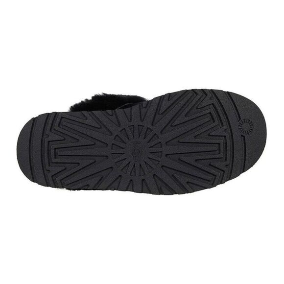 UGG Black Fuzzy Slippers - Picture 6 of 6